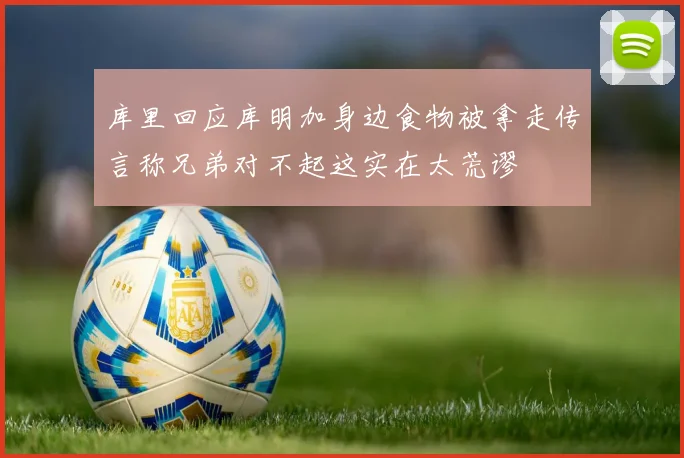 库里回应库明加身边食物被拿走传言称兄弟对不起这实在太荒谬